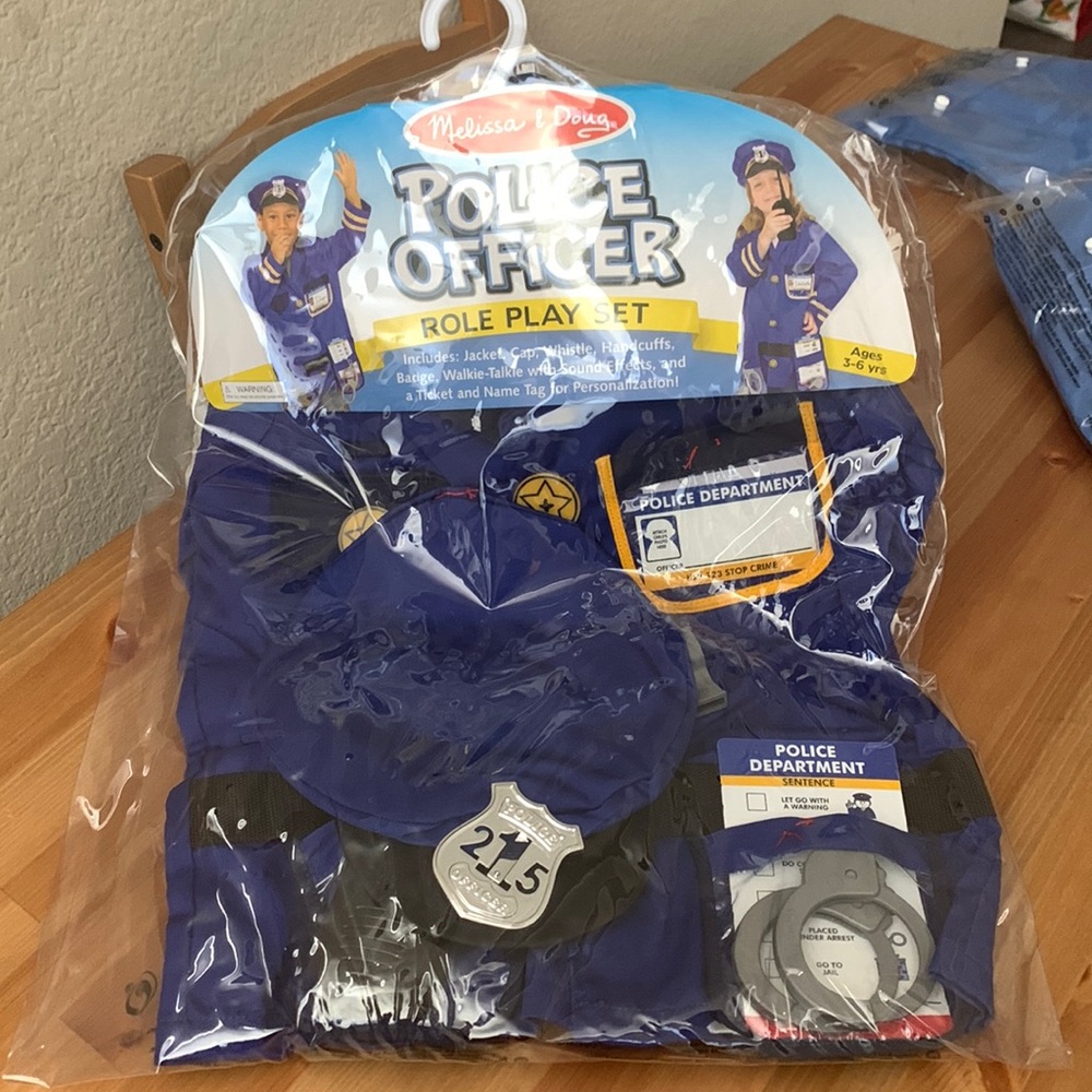 Melissa and Doug police officer dress up